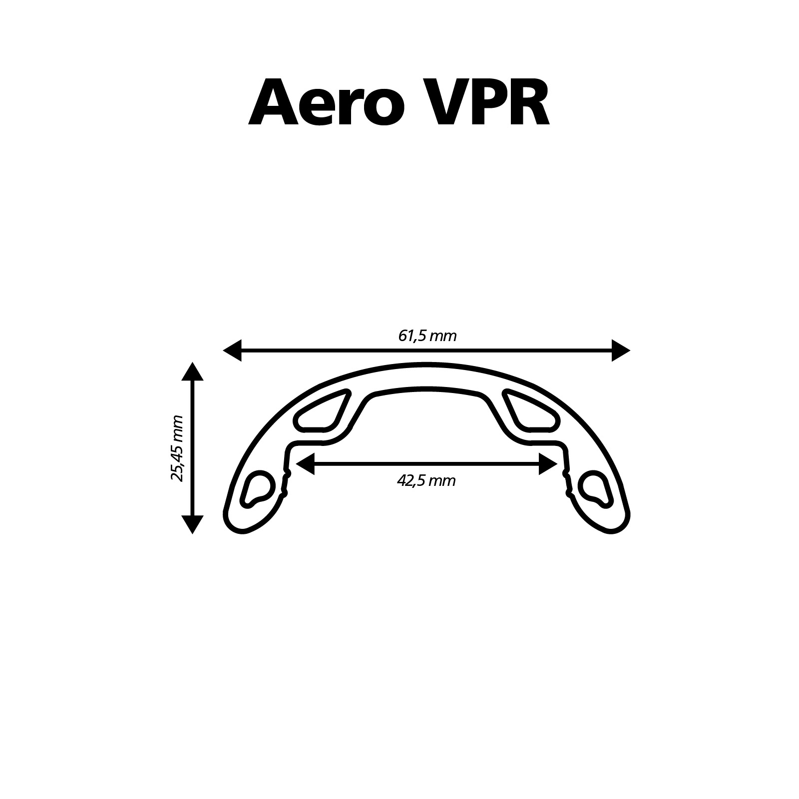 Perfil - Aro Viper Aero VPR - Polido