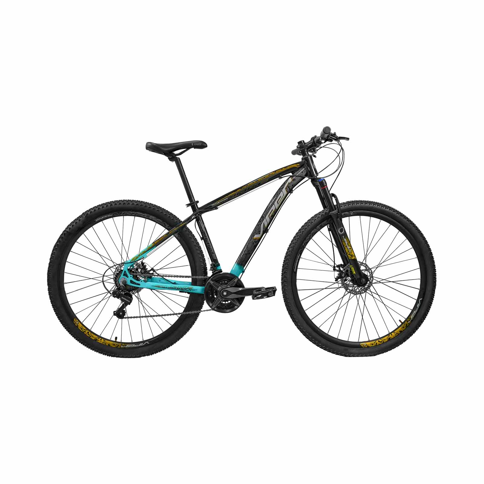 Bicicleta Viper Snake Azul e Preta