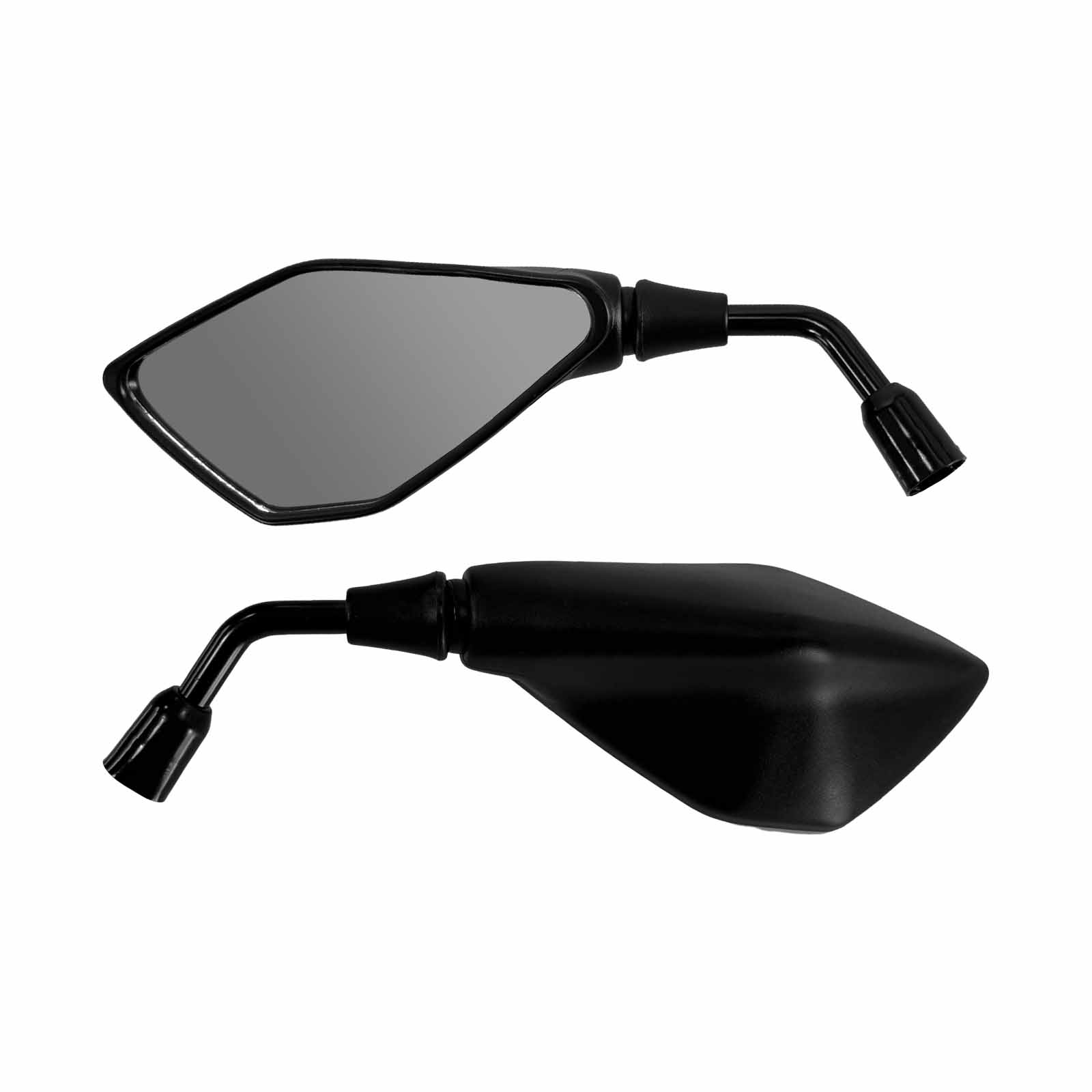 Espelho Retrovisor Viper Z400 Haste Curta Fixa Convexo Rosca H